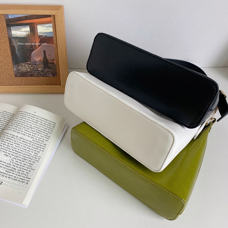 Túi Xách Đeo Vai Màu Xanh Bơ Phong Cách Thời Trang Hàn Quốc 2022