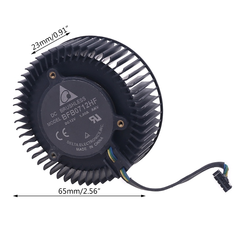 Quạt Tản Nhiệt Card Đồ Họa Bfb0712Hw 65mm 12V 1.8A 4Pin Cho NVIDIA GTX Titan GTX980 980Ti
