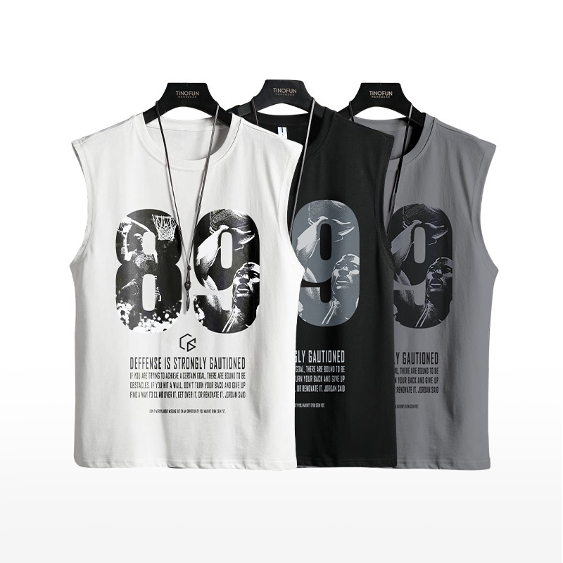 Áo 3 lỗ nam thể thao UNIFUN mã TT3 Áo thun nam ba lỗ cổ tròn Tank Top lót form rộng nách tập gym, bóng rổ chất lưới đẹp