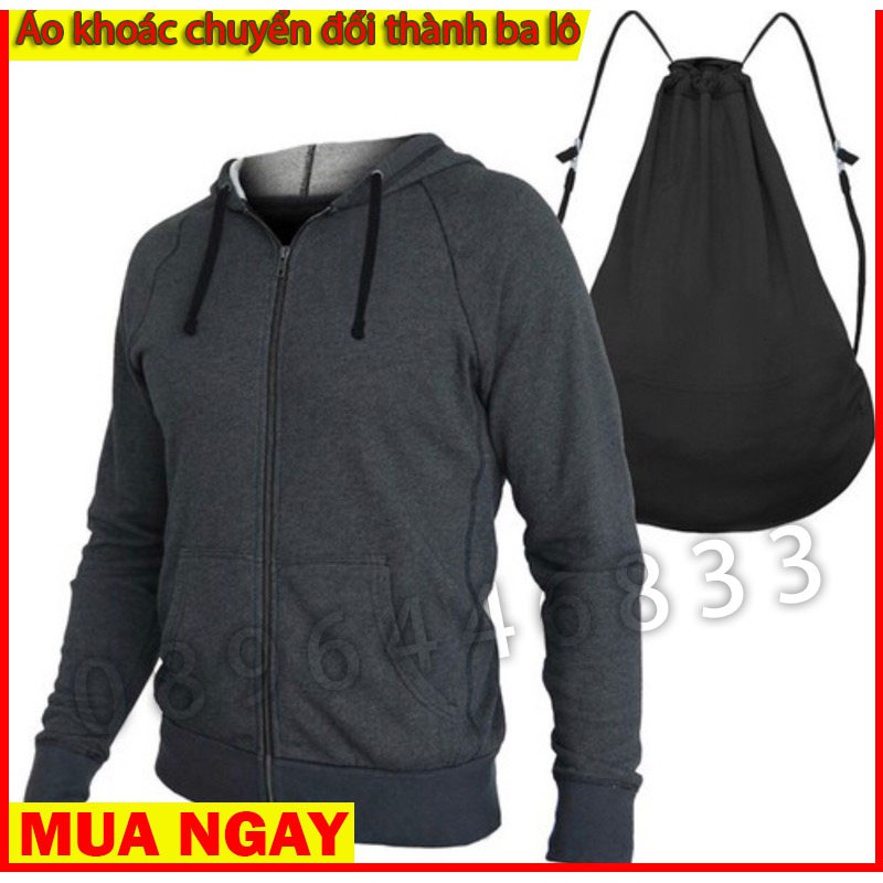 Áo khoác 💖chống nắng💖 chuyển đổi thành ba lô có video