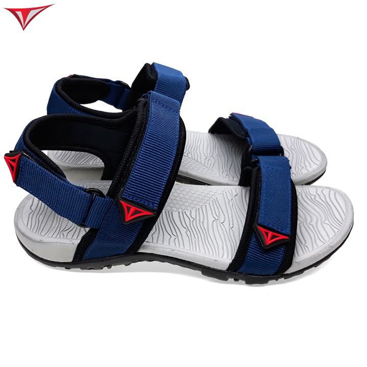 [Fullbox] Giày Sandal Nam Nữ Việt Thủy Hai Quai Ngang Xanh Dương - VT016