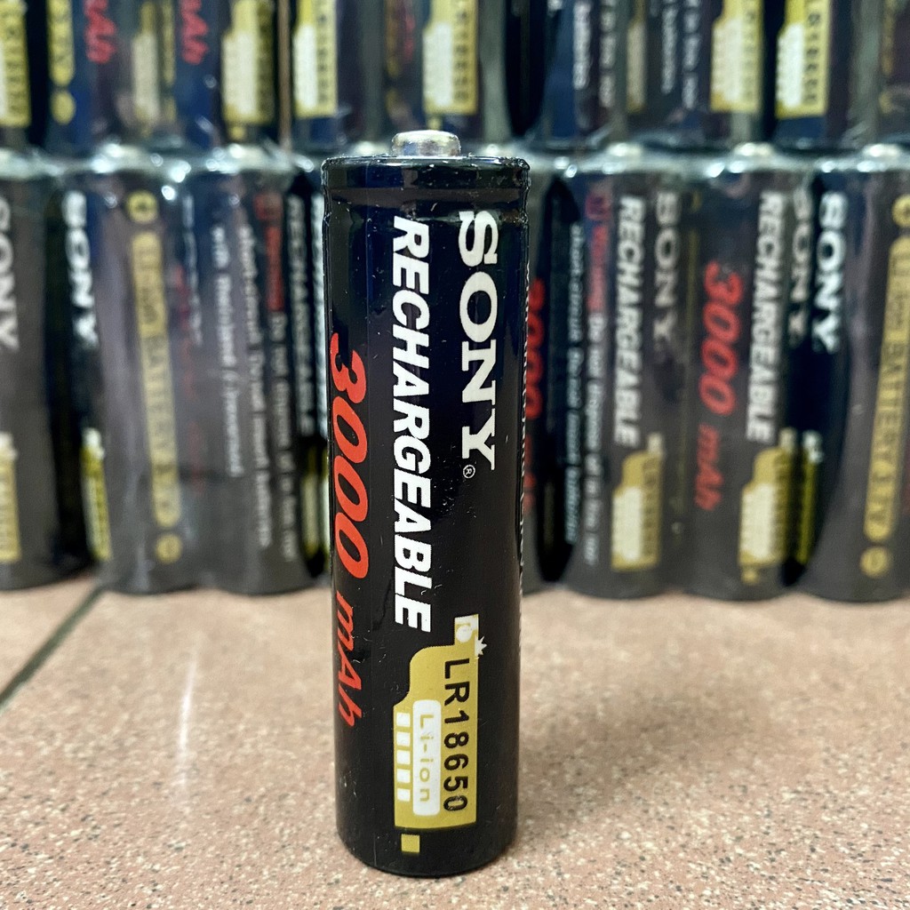 Pin Sony 3000 mAh / Pin 18650 ( có thể sạc lại ) 3.7v - LR18650
