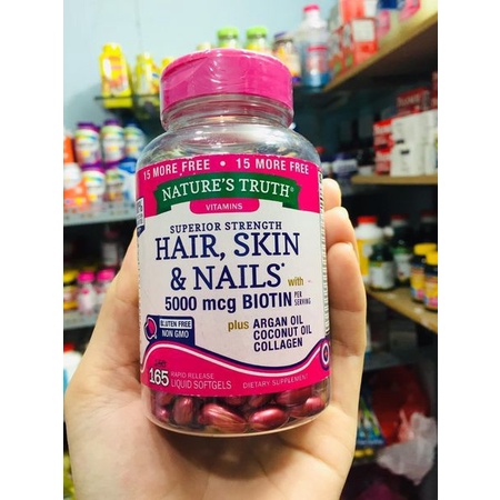 Viên Uống Đẹp Da, Tóc, Móng Hair Skin Nail Nature's Bounty | Shopee Việt Nam