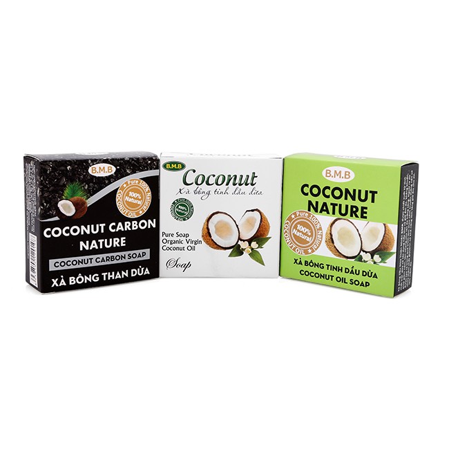 (2025) Combo 3 Xà Bông Tinh Dầu Dừa B.M.B