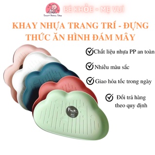 Khay nhựa trang trí hình đám mây