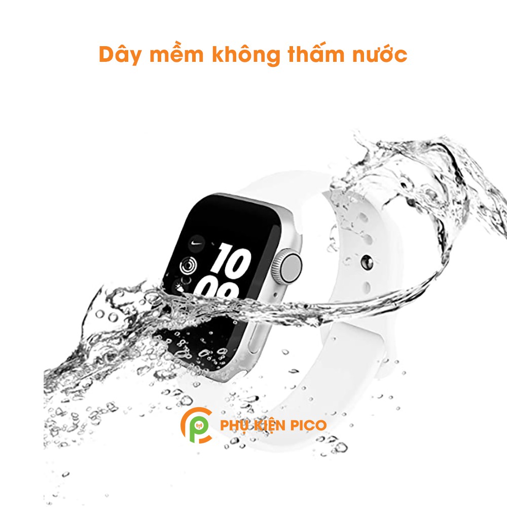 Dây silicon đồng hồ Apple Watch 1/2/3/4/5 size 38/40/42/44mm