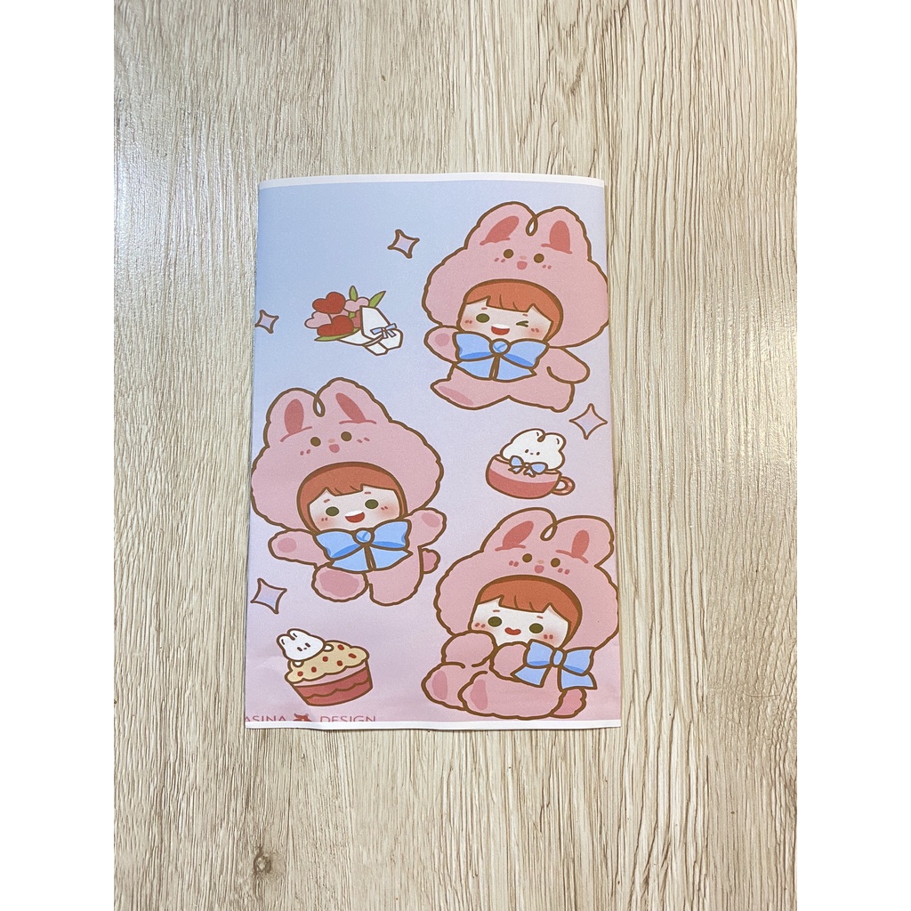 Túi giấy gói hàng/ gói quà họa tiết đáng yêu