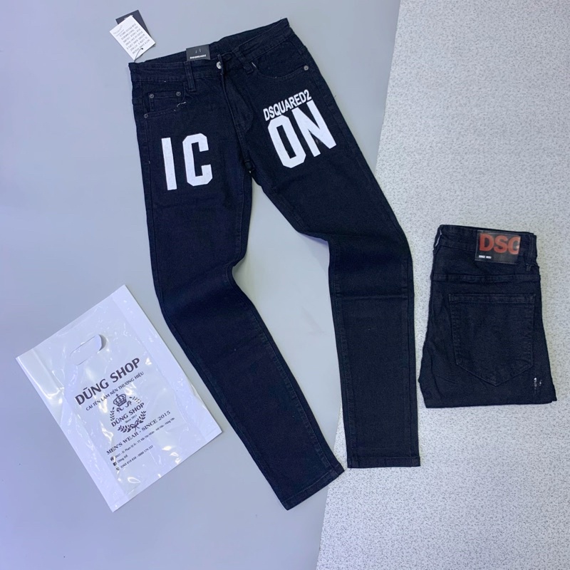 Quần Jean nam in chữ Icon QJ09 | BigBuy360 - bigbuy360.vn