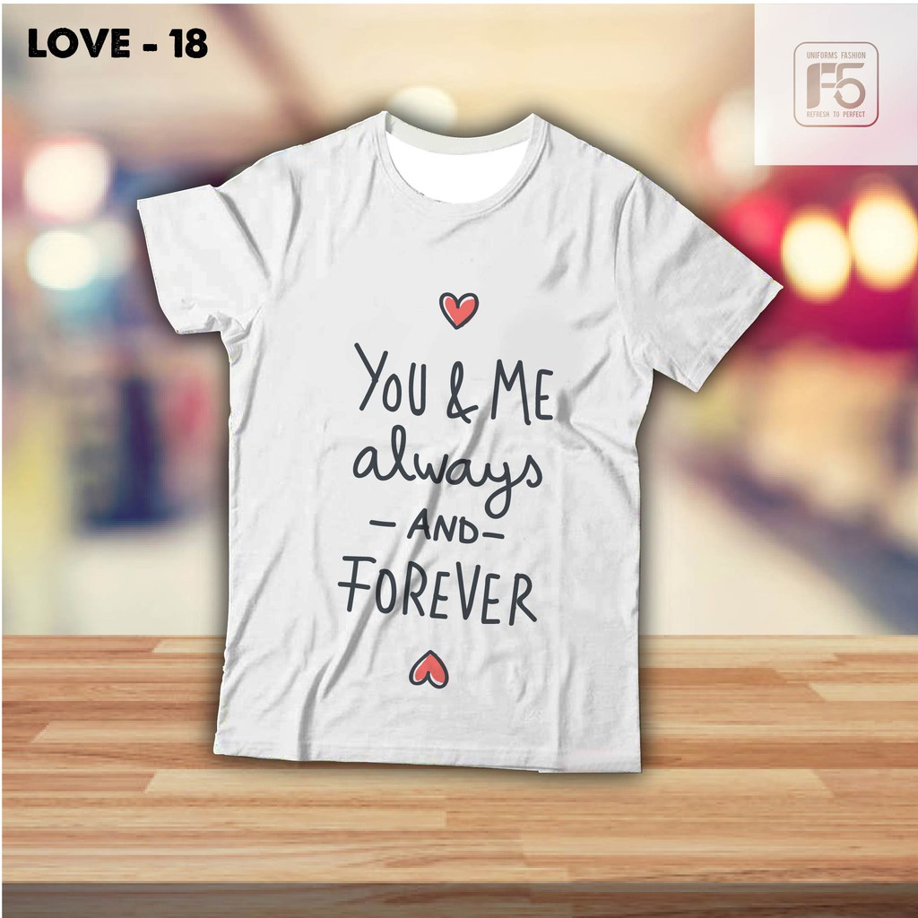 Áo Cặp Tình Nhân Cho Valentine MS05 (Giá 1 Áo)
