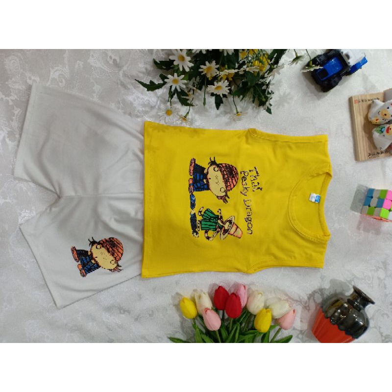 Bộ bé trai sát nách loại cao cấp, hàng cotton đẹp, ảnh và video tự chụp