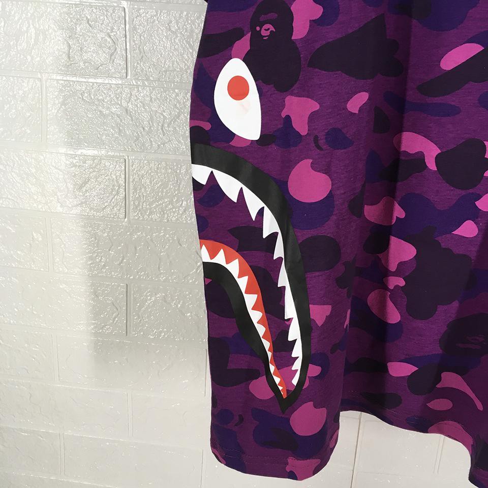 Áo Tee Shirt Bape 2 Shark