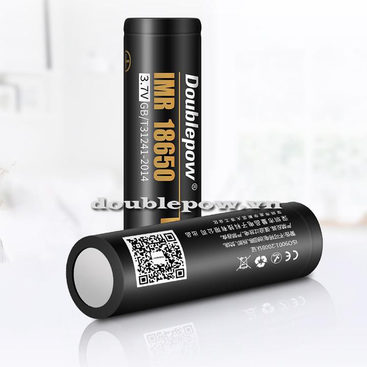 Pin sạc Cell pin 18650 Doublepow 7400mWh hàng chính hãng dung lượng thực dùng cho sạc dự phòng, pin laptop, đèn pin,....
