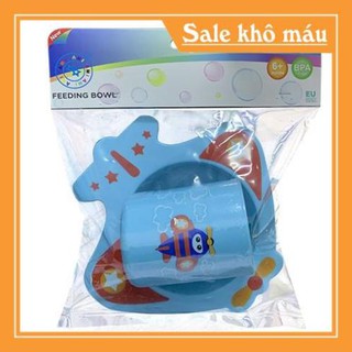 Bộ bát ăn trẻ em và ly uống nước cho béthái lan 200ml ami- am55604