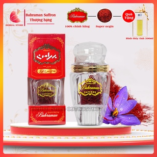 Saffron nhụy hoa nghệ tây chính hãng Bahraman Iran loại super negin cao cấp 1gr