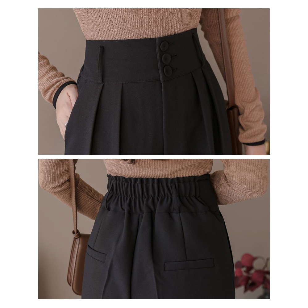 Quần baggy cạp cao 3 cúc hàng thiết kế siêu đẹp ROSA BOUTIQUE