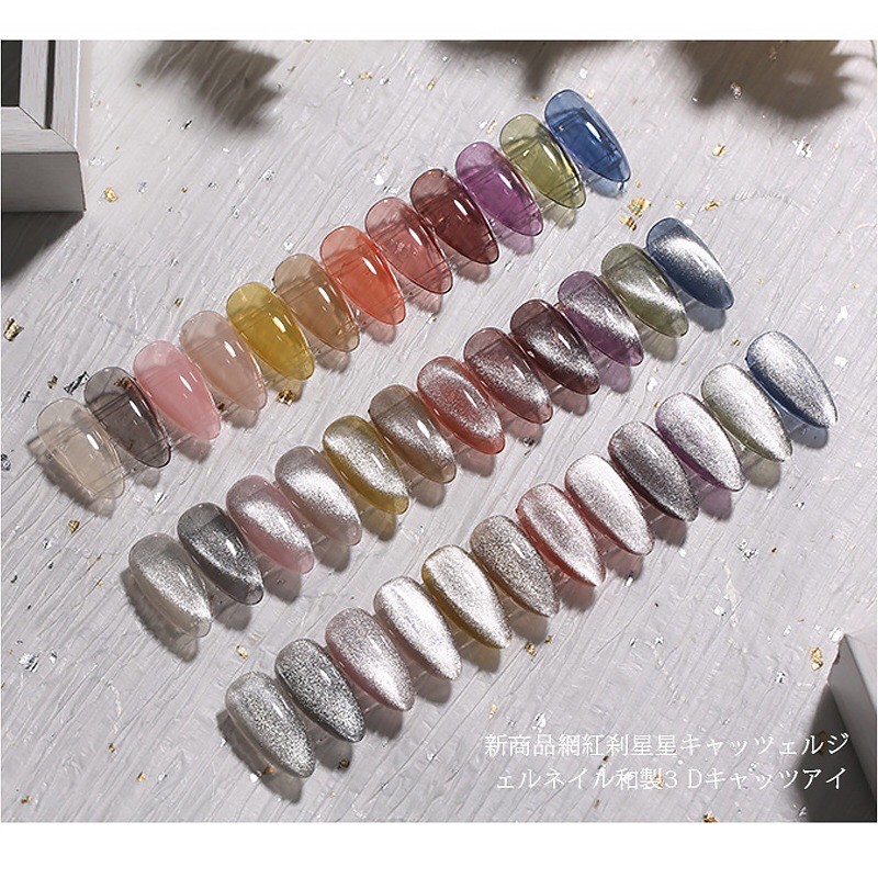 Mắt mèo Kim cương 9D - màu bạc Thiên Di Nail