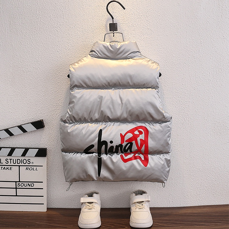 Áo phao ba lỗ cho bé lót nỉ ấm 2022