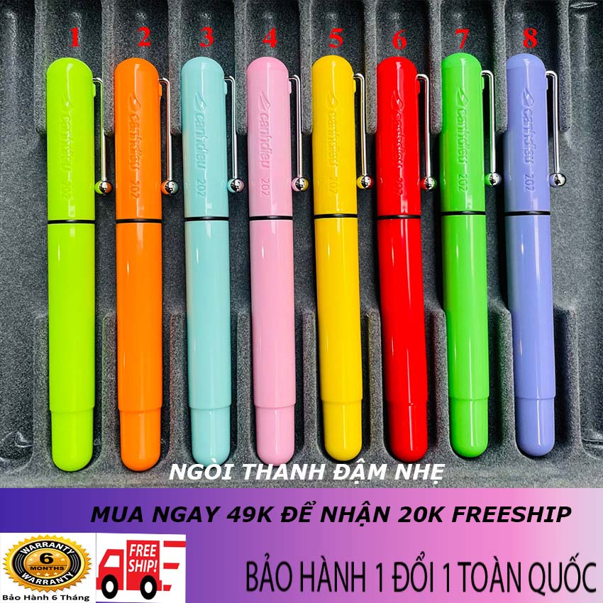Viết bơm mực Cánh Diều 202- Ngòi trơn tạo nét thanh đậm nhẹ, chắc chắn, bé cầm chắc tay, dễ viết