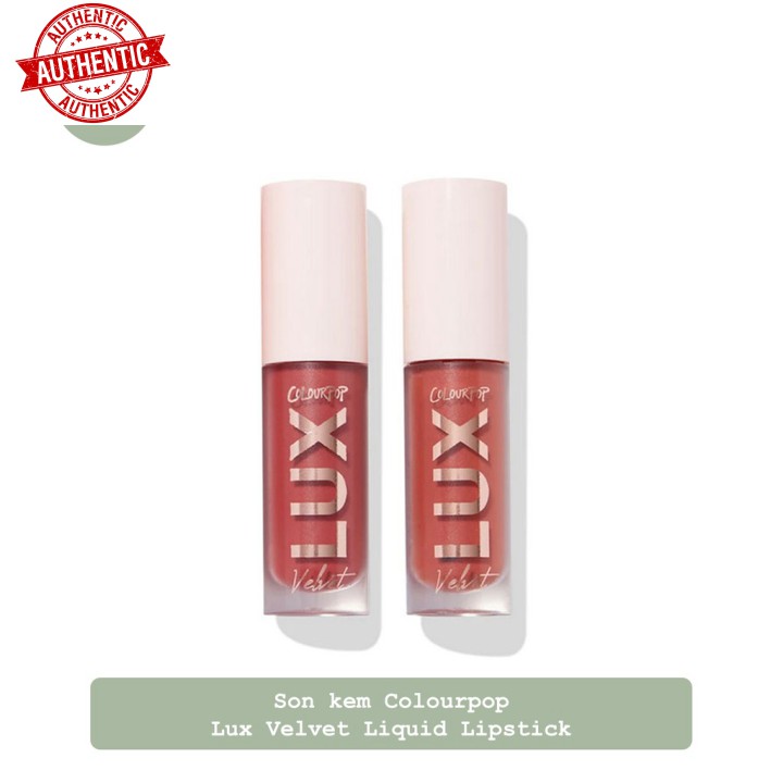 [Voucher chiết khấu sỉ mỹ phẩm chính hãng] Son kem Colourpop Lux Velvet Liquid Lipstick Bunny Beauty hàng đủ bill