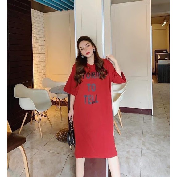 Đầm suông dạo phố - Váy suông Hàn Quốc