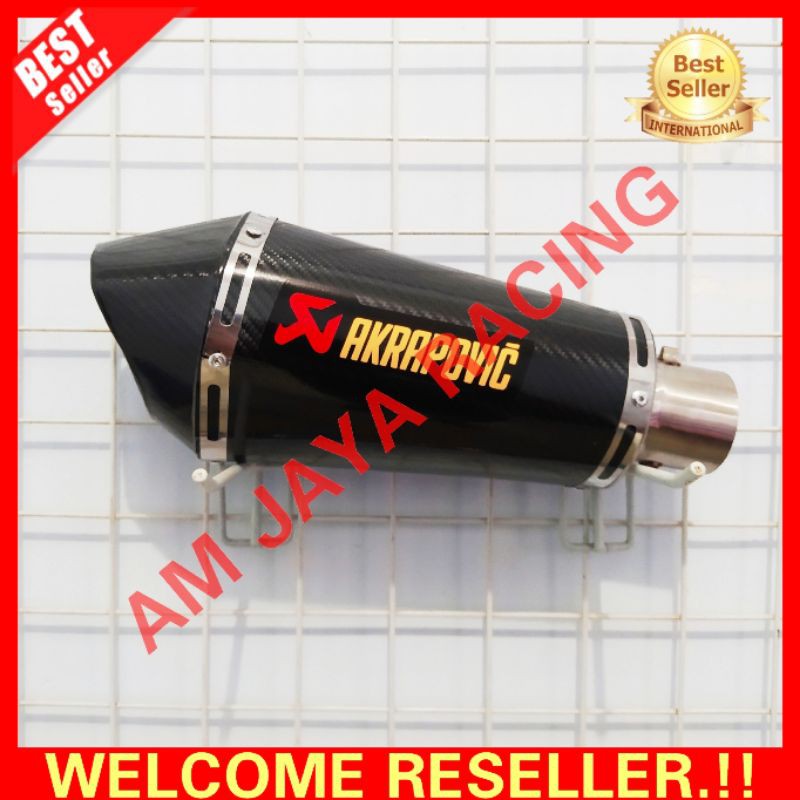 Ống Giảm Thanh Slincer Akrapovic Bằng Sợi Carbon Chất Lượng Cao