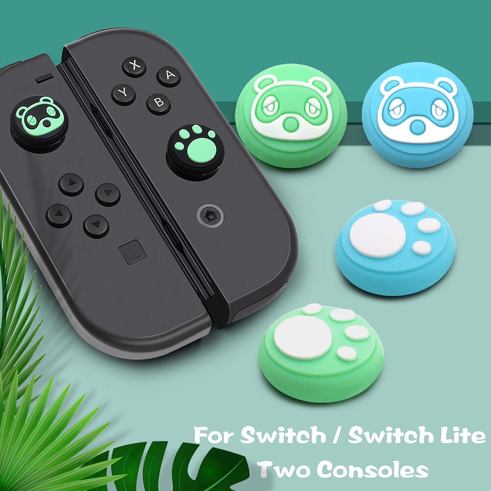 Vỏ Silicon Hình Chiếc Lá Đáng Yêu Bảo Vệ Nút Điều Khiển Máy Chơi Game Nintendo Switch Lite
