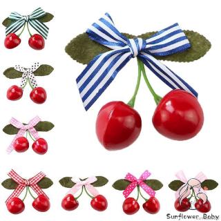 Kẹp Tóc Hình Quả Cherry Dễ Thương Cho Bé Gái