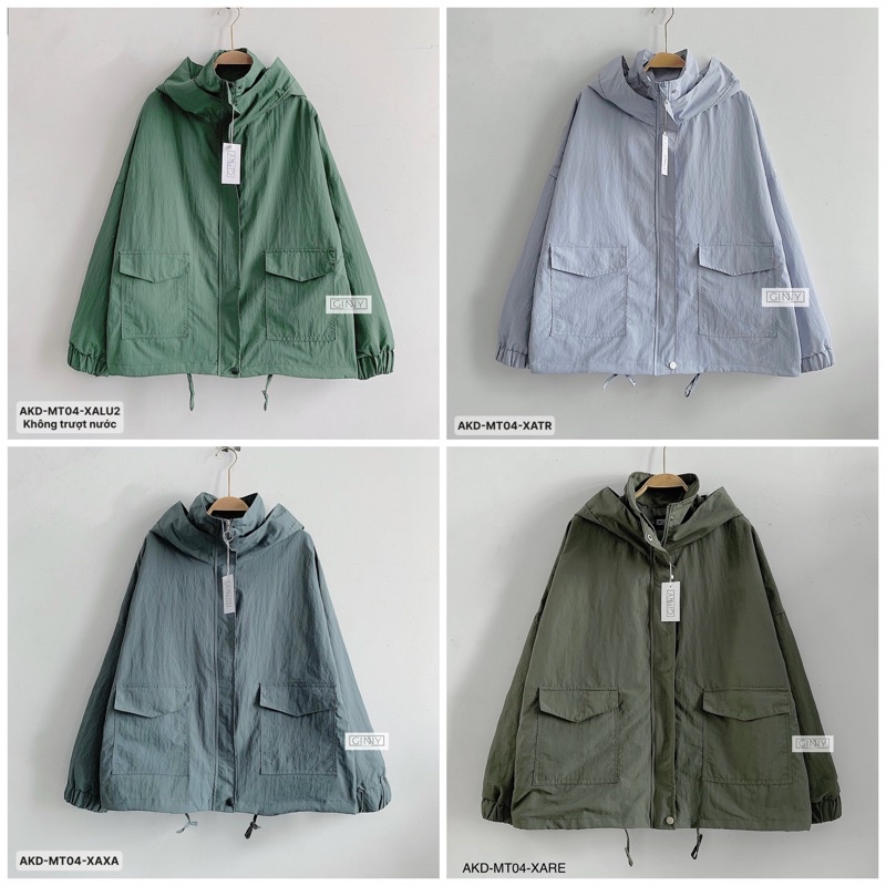 Áo khoác dù xuất Sarah MT-04 | Ginhouse Shop