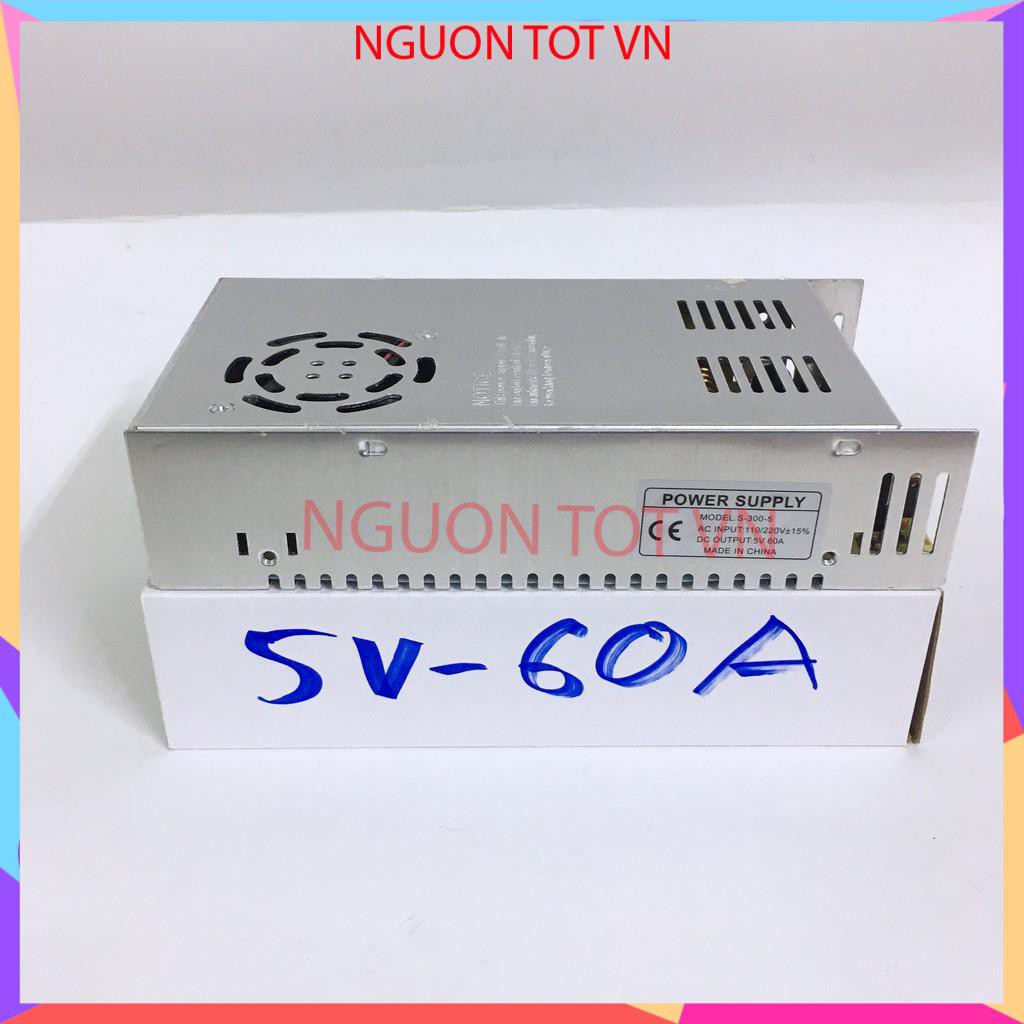 Nguồn tổ ong - Nguồn 5v 60a-40a-20a-10a dùng cho Led, thiết bị điện 5v DC khác.