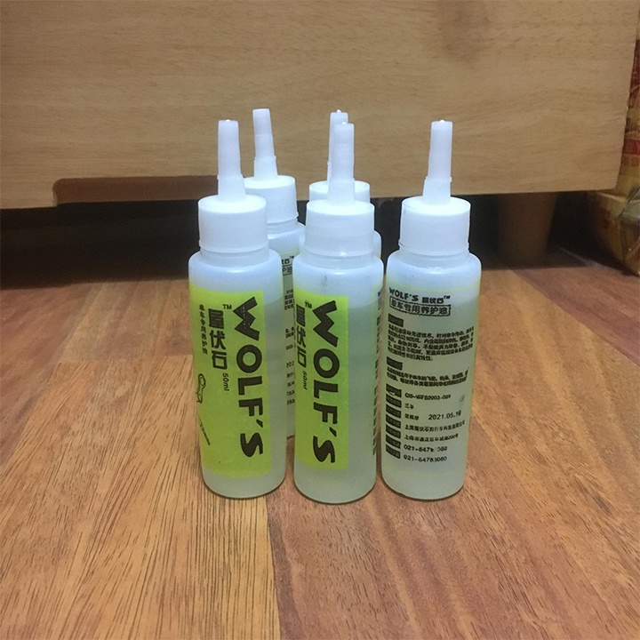 Dầu tra sên xích líp bôi trơn xe đạp WOLFS 50ml - Hàng chính hãng