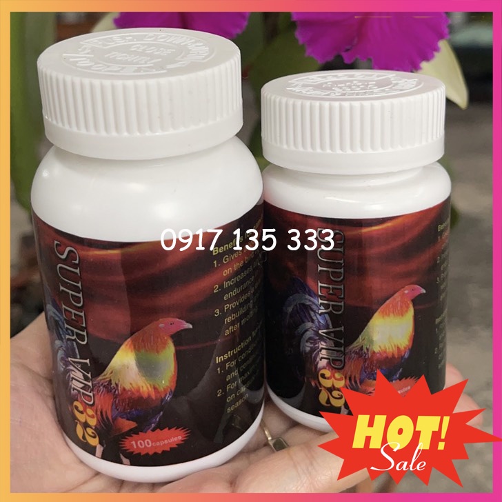Thuốc nuôi, tăng bo, thể lực Super Vip 32 cho gà đá