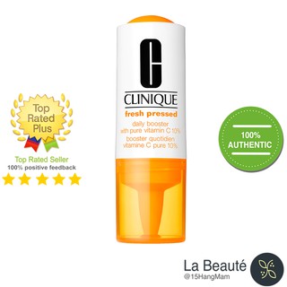 Clinique Fresh Pressed Daily Booster with Pure Vitamin C 10% - Tinh Chất C Thế Hệ Mới 8,5ml