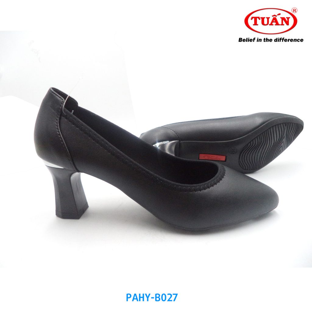 Giày nữ công sở da Microfiber gót 5f 💥BIG SIZE💥35 đến 42 thương hiệu Tuấn PAHY-027