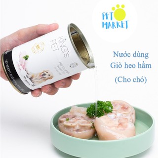 PETMK LON PATE KING PET CHO CHÓ MÈO 380G TỪ 1 THÁNG TUỔI, ĐỒ ĂN THÚ CƯNG