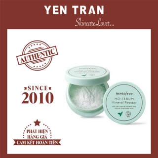 Phấn phủ kiềm dầu dạng bột khoáng Innisfree No Sebum Mineral Powder