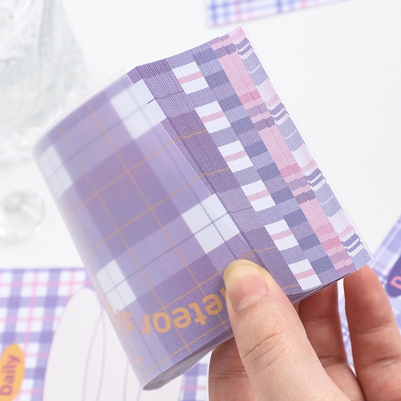 Bộ 100 Tờ Giấy Ghi Chú Tự Dính Tiện Dụng Cho Trường Học/Văn Phòng