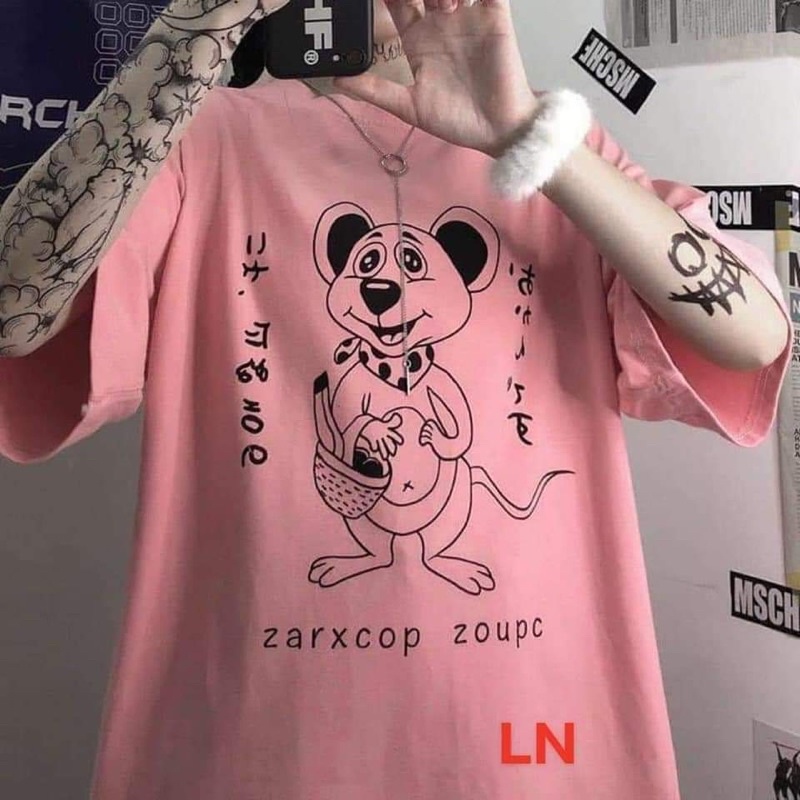 Áo phông chuột chữ nhật TH6