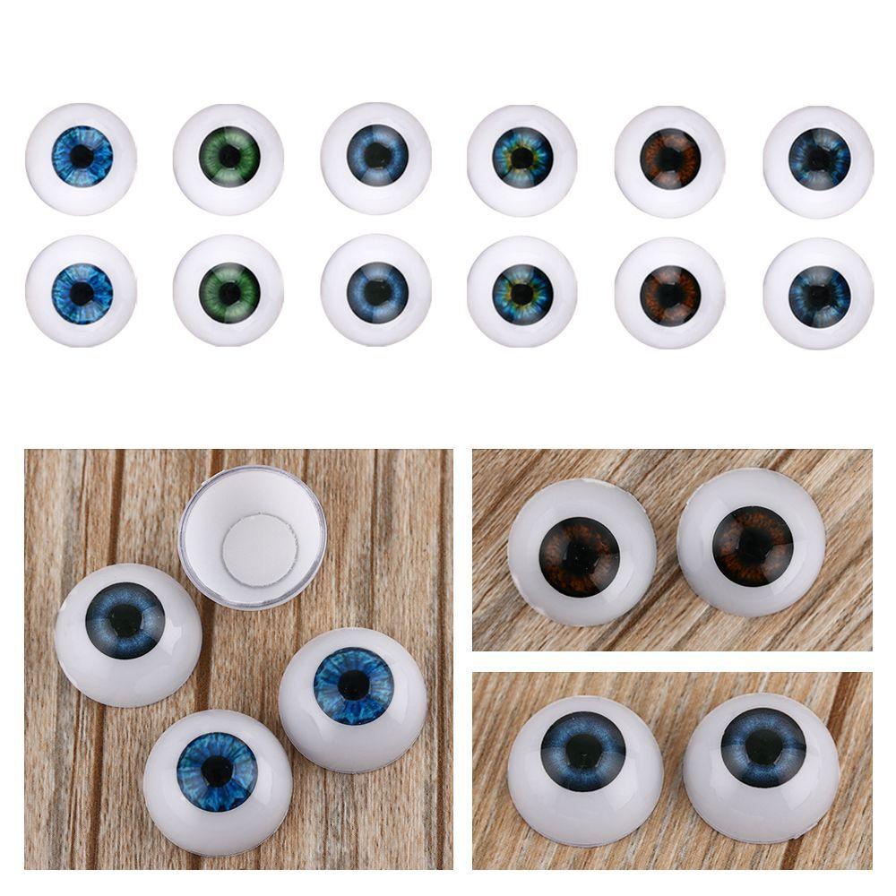 Bóng Mắt Đồ Chơi 20mm 22mm 24mm Màu Xanh Dương / Nâu / Đen Vui Nhộn Dành Cho Bé