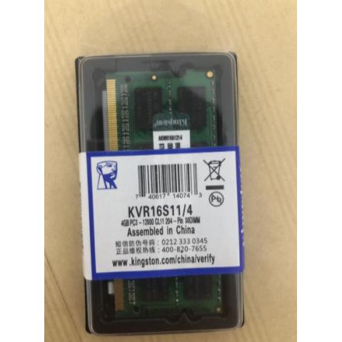 Laptop Kingston Ddr3 Ram 4gb 10600 / 1333mhz Ori Ram Sodimm 1.5v 4gb 0512