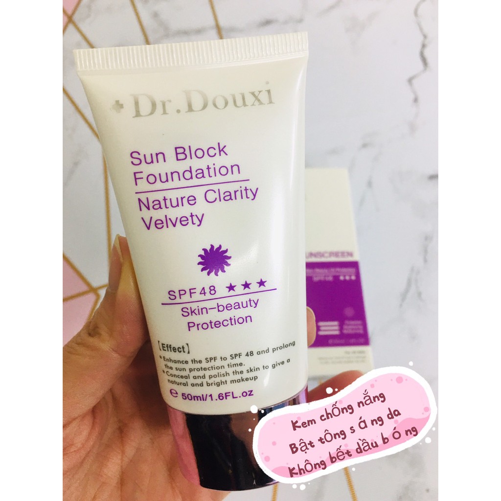 Kem chống nắng đa năng siêu nhẹ không bết dính  Dr.Douxi 50ml SPF48+++ | BigBuy360 - bigbuy360.vn