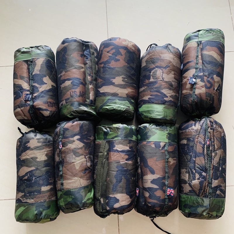 Mền du lịch, quân đội có túi xếp