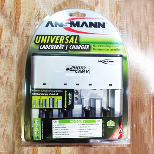 Máy Sạc pin đa năng Ansmann Photocam V Hàng Chính Hãng