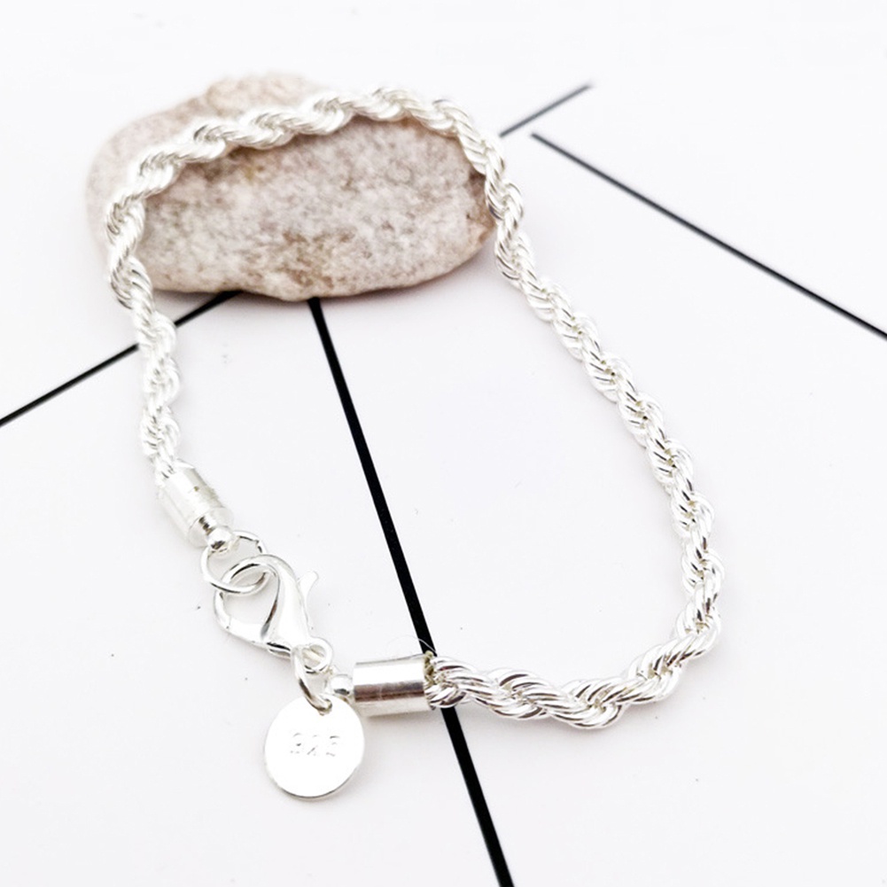 Vòng đeo tay chuỗi xoắn lượn sóng thời trang dự tiệc cho nữ