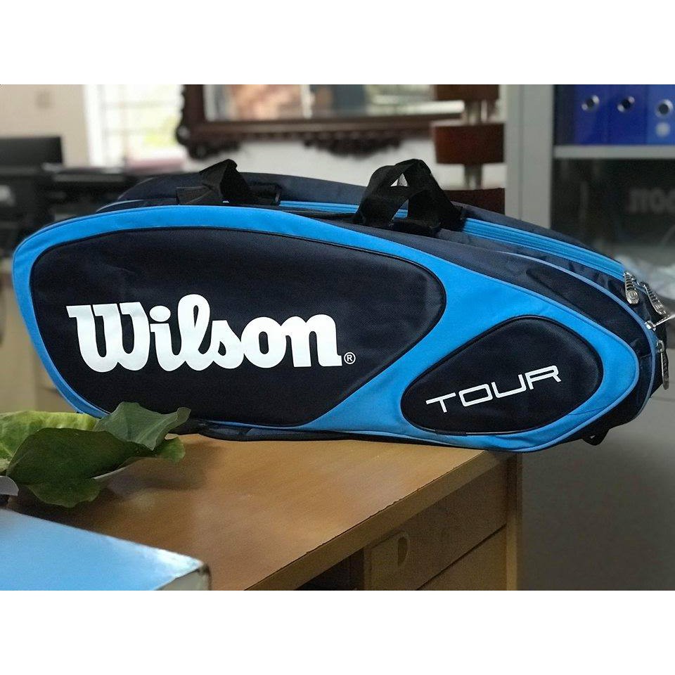 Túi tennis Wilson (tặng 1 đôi tất 100% cotton)