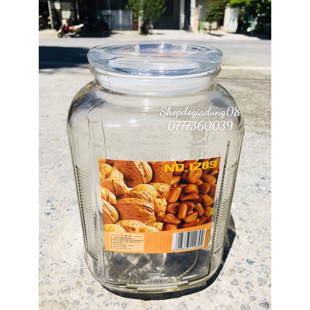 HŨ - LỌ THỦY TINH CÓ GIOĂNG CAO SU NGÂM HOA THỰC PHẨM ĐỒ KHÔ ĐA NĂNG