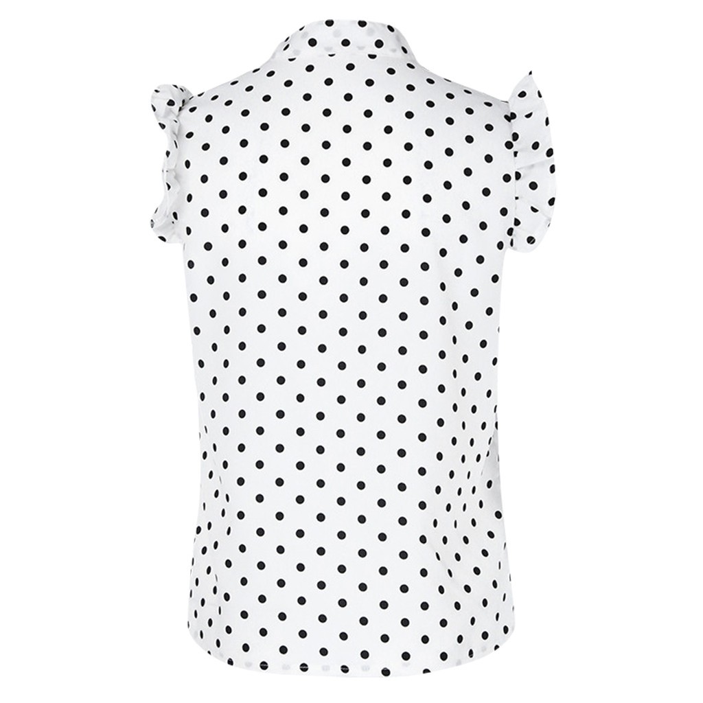 Áo Sát Nách Cổ Chữ V Hoạ Tiết Chấm Bi Cho Nữ | BigBuy360 - bigbuy360.vn