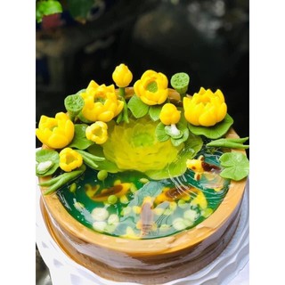 Combo Khuôn Sen Thái- Bộ Khuôn Silicon Hoa Sen,lá sen , Búp sen bộ 7 khuôn