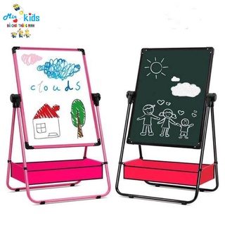 Bảng vẽ trẻ em 2 mặt có từ tính, xoá dễ dàng, không bám bụi, phù hơp cho bé từ 2-6 tuổi
