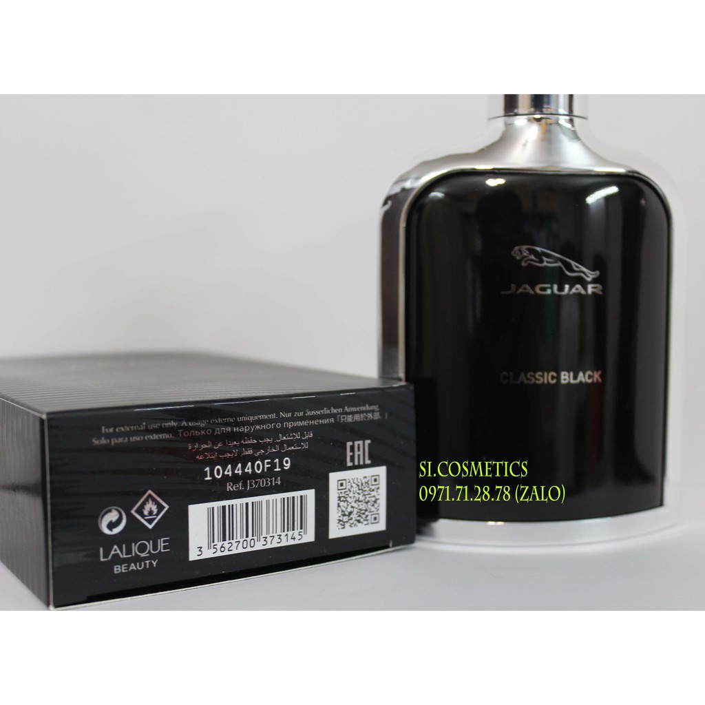 Nước hoa nam Jaguar Classic Black 100ml | BigBuy360 - bigbuy360.vn