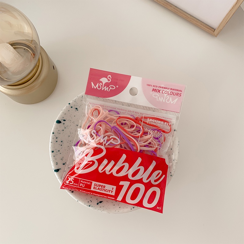 Dây Buộc Tóc Cao Su Cỡ Nhỏ Dùng Một Lần Cho Nữ